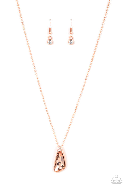 Paparazzi Envious Extravagance - Copper Necklace