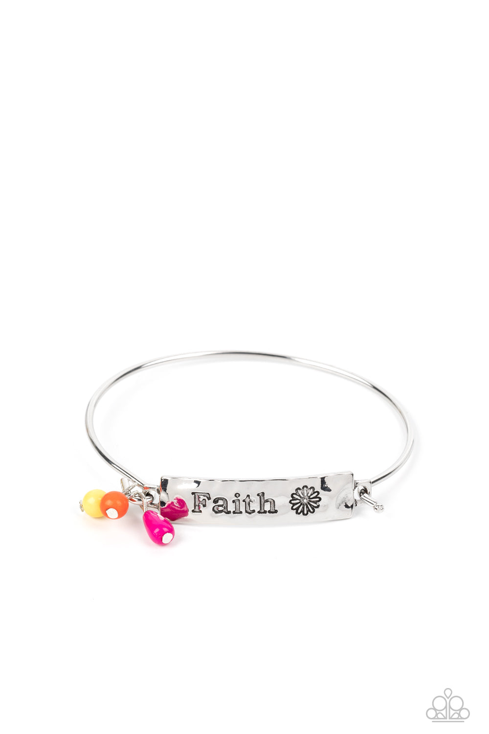 Paparazzi Flirting with Faith - Pink Bracelet