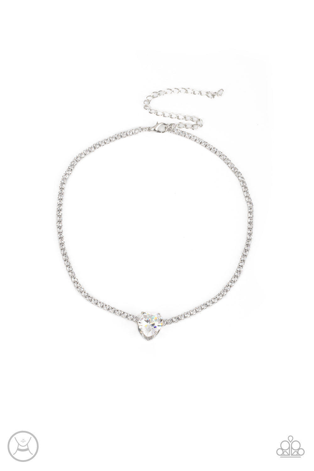 Paparazzi Flirty Fiancé - White Necklace