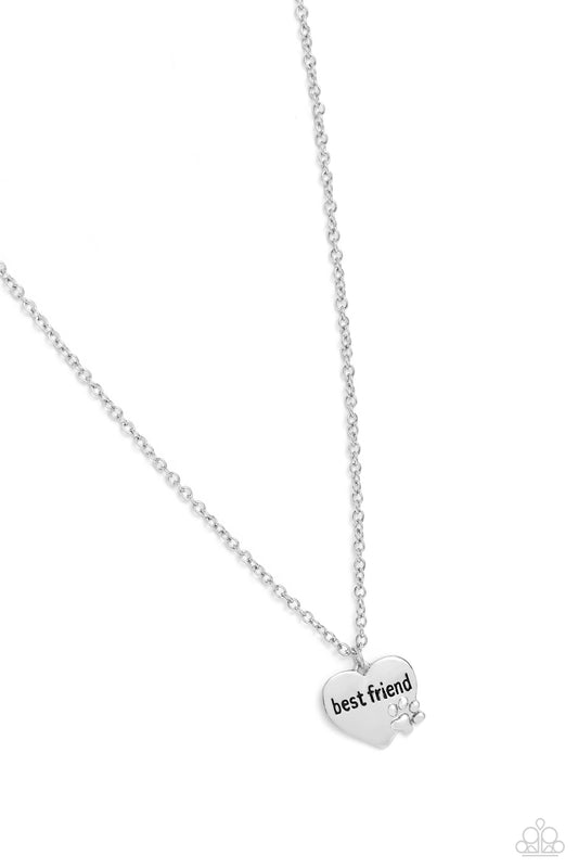 Paparazzi Mans Best Friend - Silver Necklace