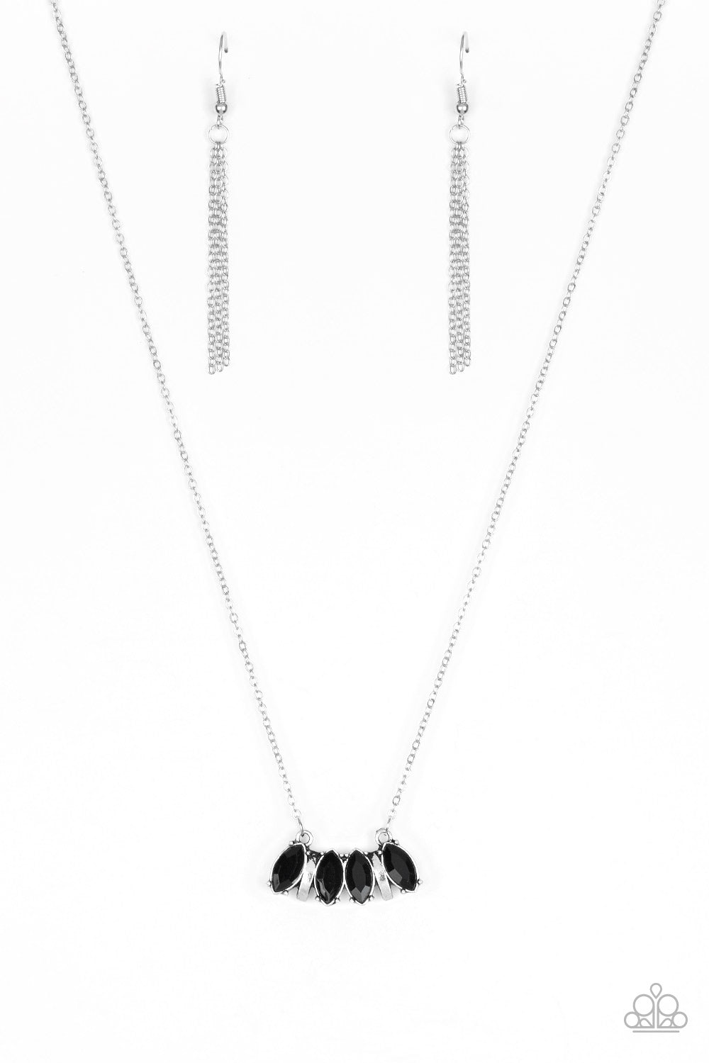 Deco Decadence Black Necklace