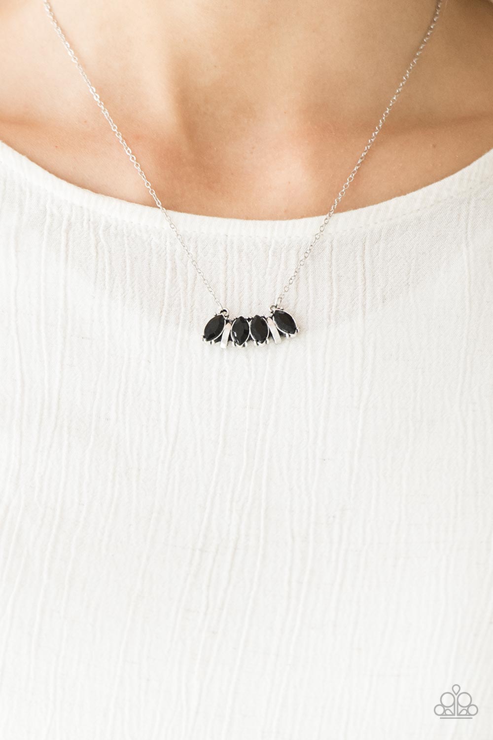 Deco Decadence Black Necklace