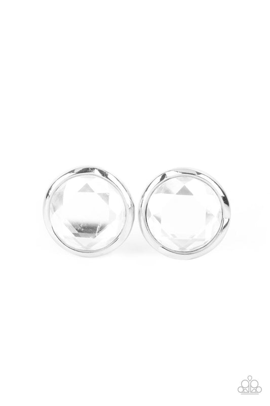 Double-Take Twinkle White Earring