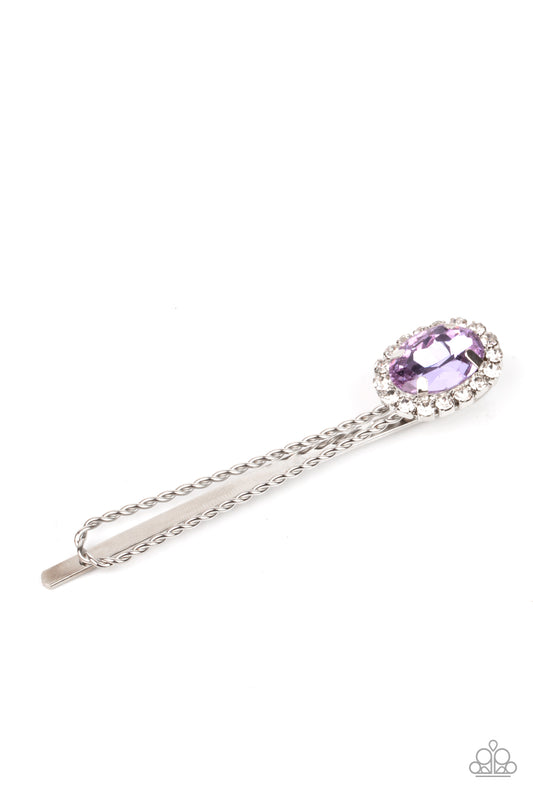 Gala Glitz Purple Hair Clip