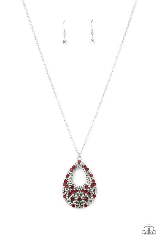 High Society Stargazing Red Necklace