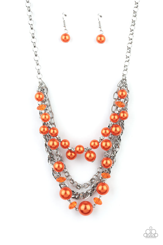 Rockin' Rockette Orange Necklace