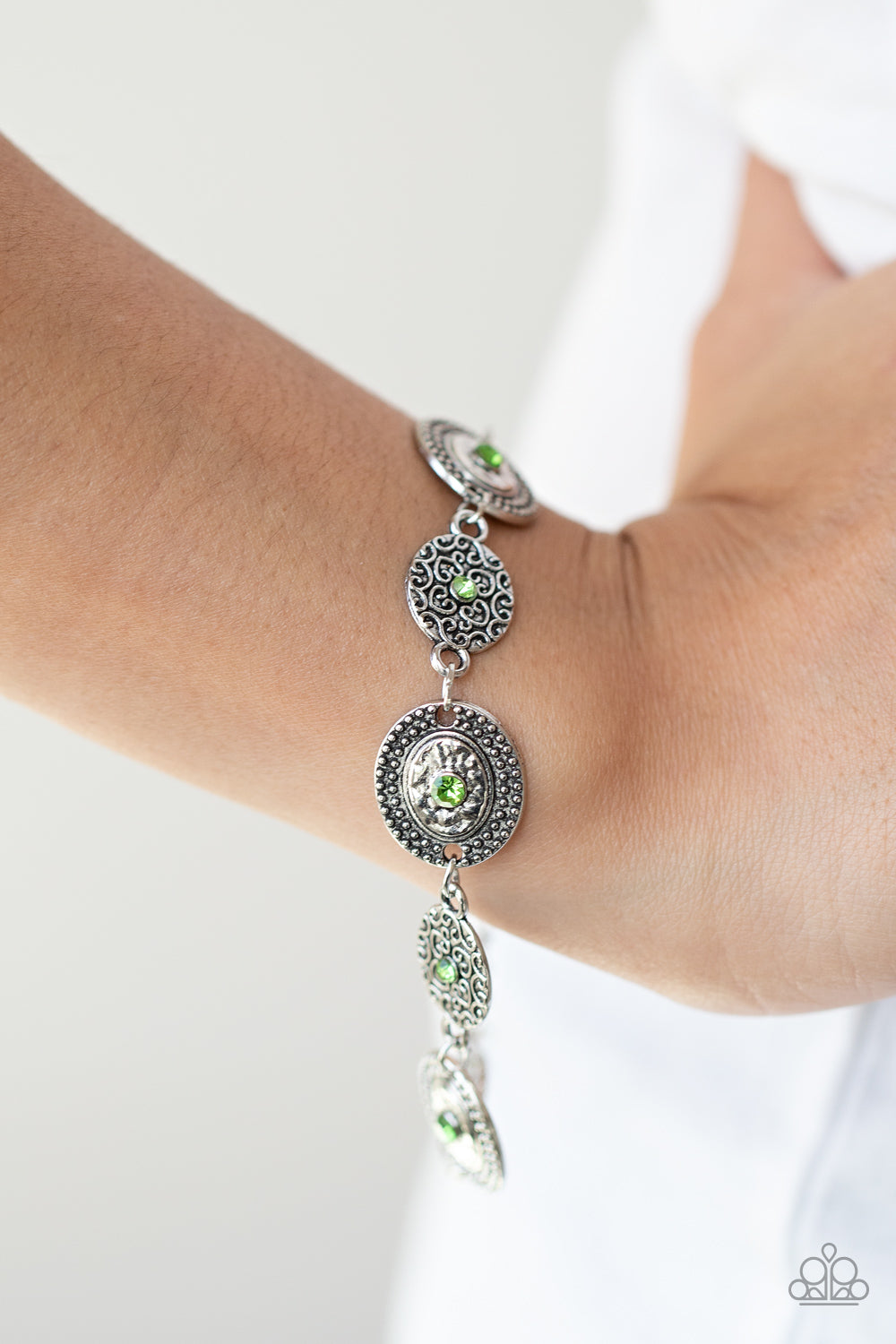 Secret Garden Glamour Green Bracelet