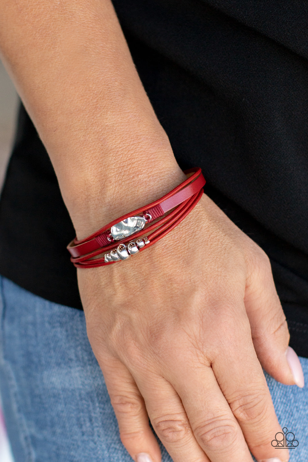 Tahoe Tourist Red Bracelet Paparazzi